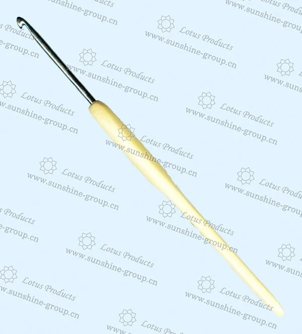 Ningbo sunshine import and export co., ltd. | steel crochet hook with palstci handle