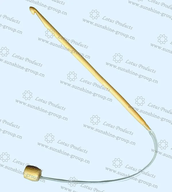 Ningbo sunshine import and export co., ltd. | wooden crochet hook with stopper