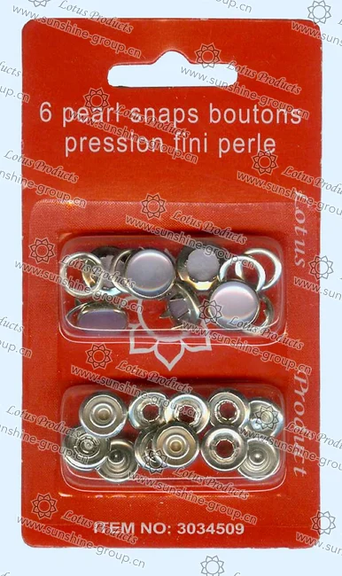 Ningbo sunshine import and export co., ltd. | 6 pearl snaps buttons in purple