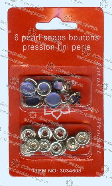 Ningbo sunshine import and export co., ltd. | 6 pearl snaps buttons in blue