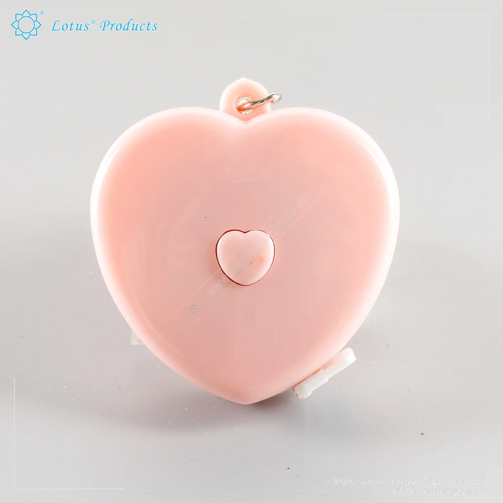 Ningbo sunshine import and export co., ltd. | garment accessories heart shaped measuring tape for promotion