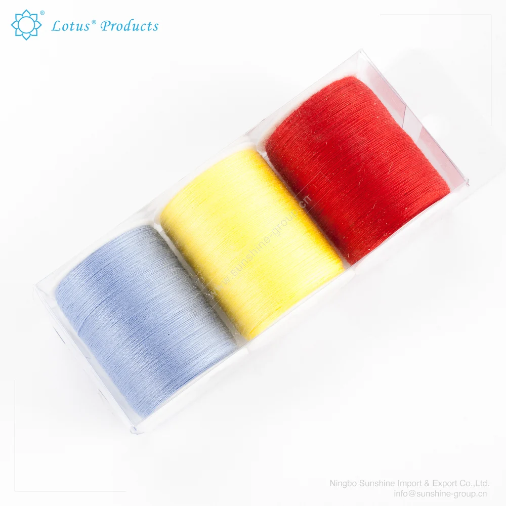 Ningbo sunshine import and export co., ltd. | garment accessories new products 100% polyester sewing thread