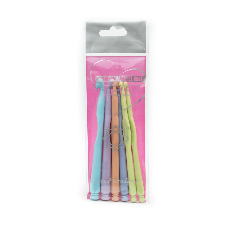 Ningbo sunshine import and export co., ltd. | assorted color 6.5mm+8mm+10mm 2pc/size set eco-friendly material crochet hook