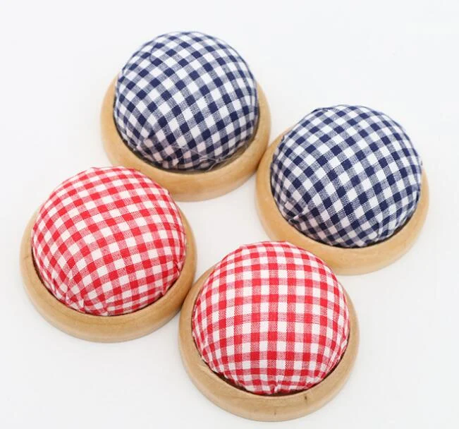 Ningbo sunshine import and export co., ltd. | diy sewing tool home tailors safety handmade needles pin cushion with wood base