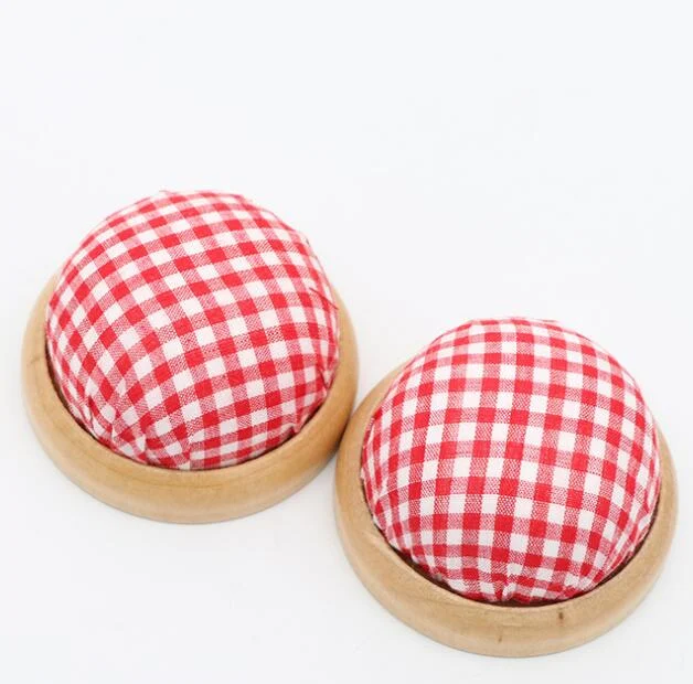 Ningbo sunshine import and export co., ltd. | diy sewing tool home tailors safety handmade needles pin cushion with wood base