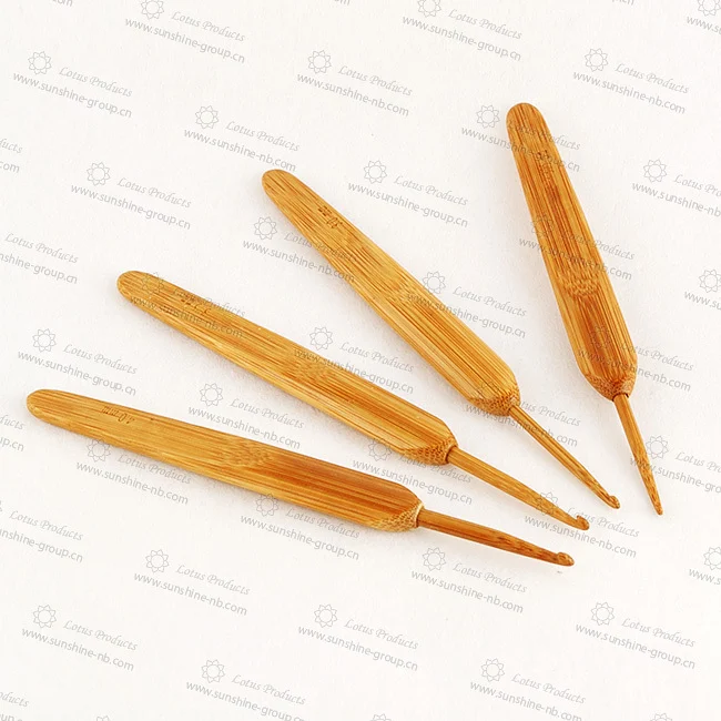 Ningbo sunshine import and export co., ltd. | crochet hook with bamboo handle knitting needle crochet hook