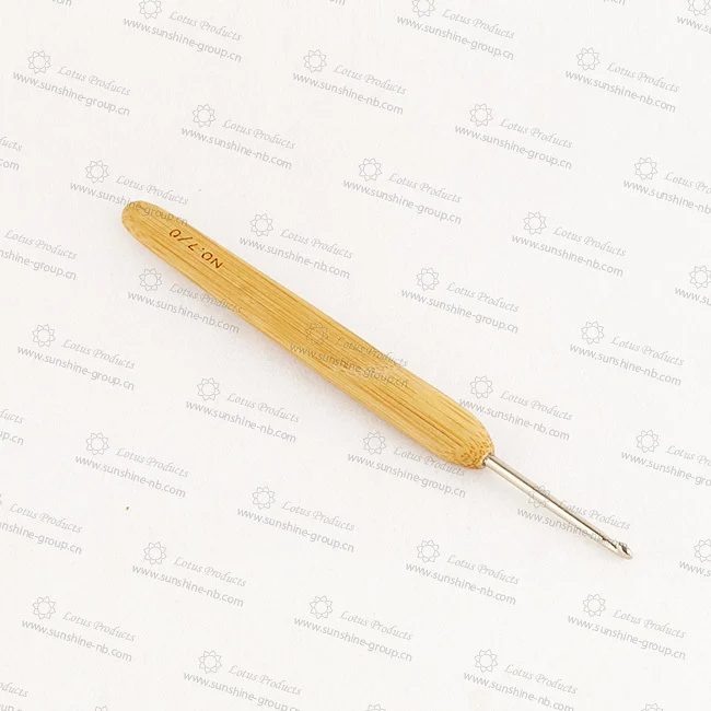 Ningbo sunshine import and export co., ltd. | knitting needle crochet hook with bamboo material crochet hook set