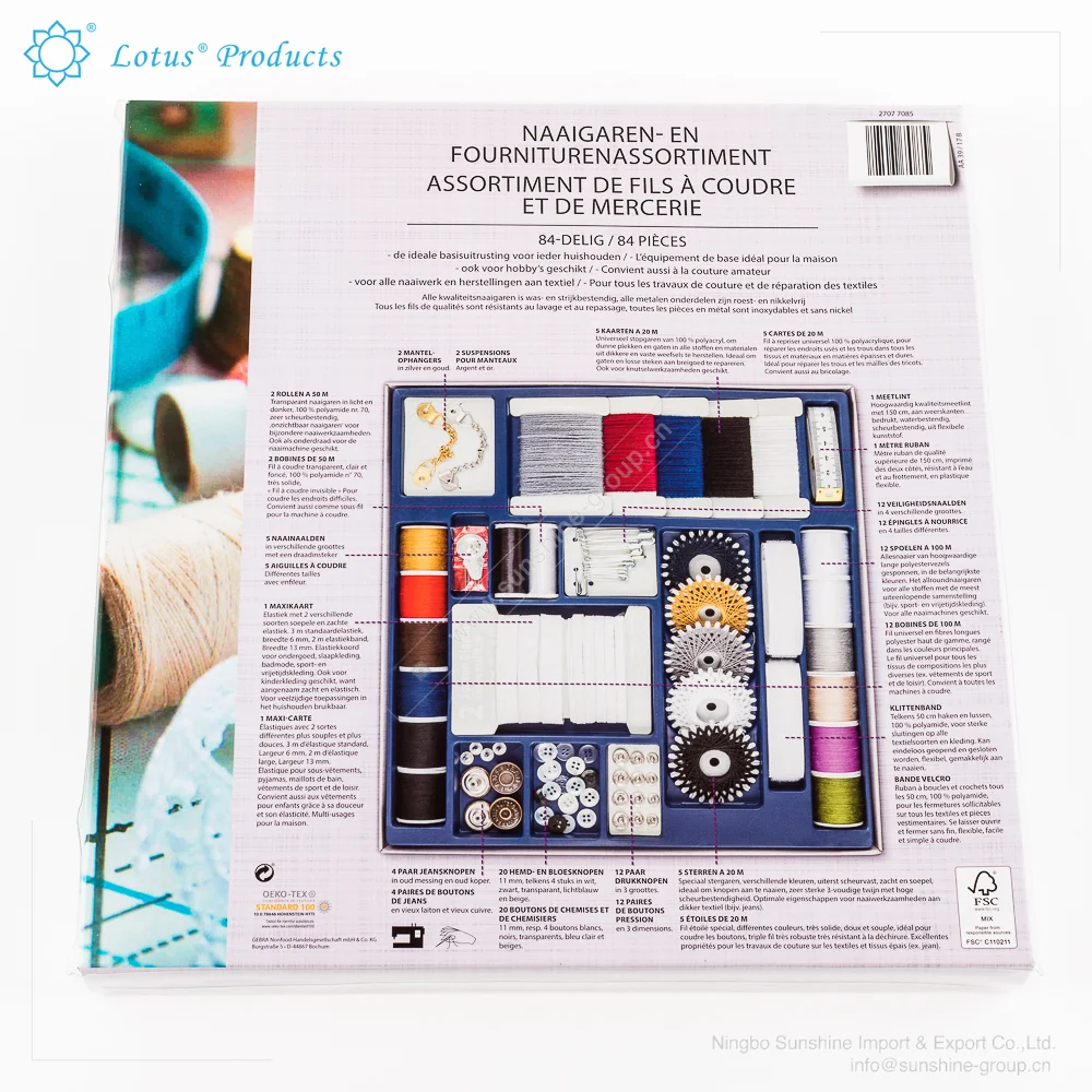 Ningbo sunshine import and export co., ltd. | garment accessories promotion travelling sewing kit