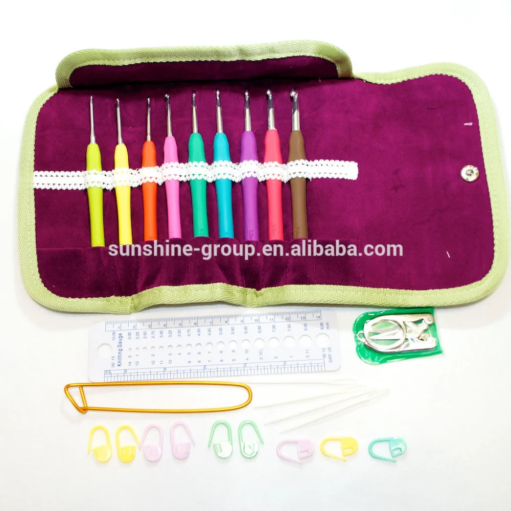 Ningbo sunshine import and export co., ltd. | professional tpr crochet hook set