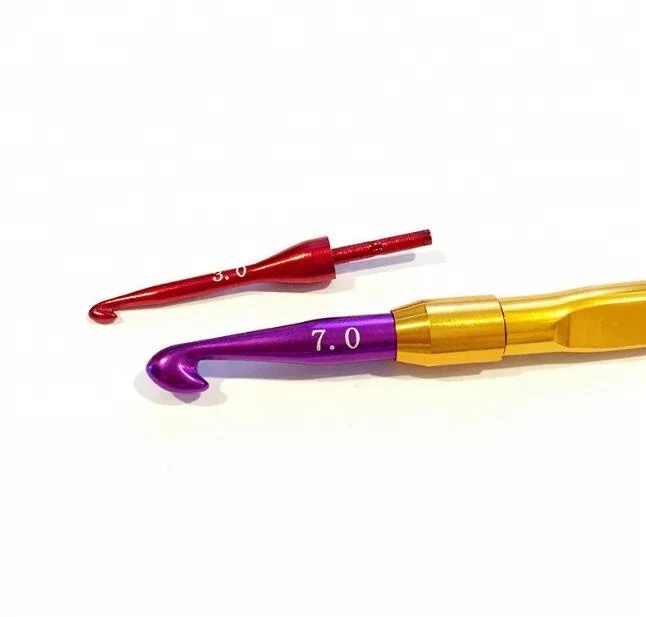 Ningbo sunshine import and export co., ltd. | new products 8head+1handle head changed crochet hook set