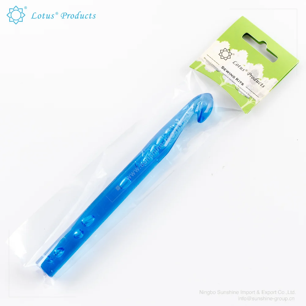 Ningbo sunshine import and export co., ltd. | colorful transparent plastic crochet hooks