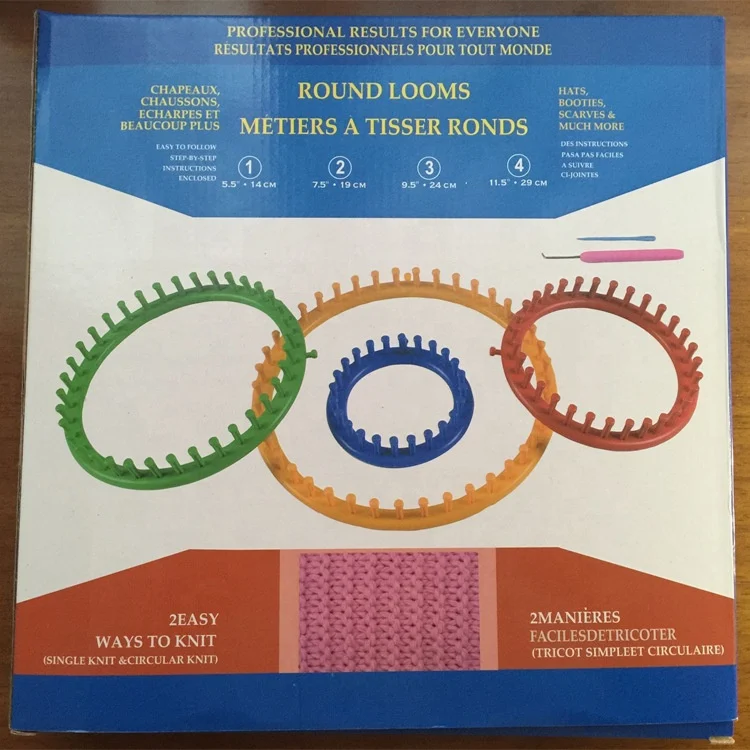 Ningbo sunshine import and export co., ltd. | custom size plastic wool diy toys knitting loom set