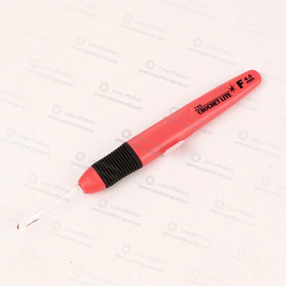 Ningbo sunshine import and export co., ltd. | complete set of crochet lite crochet hooks sizes c through k,batteries included