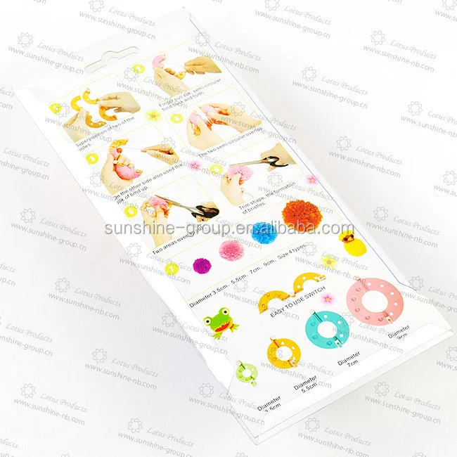 Ningbo sunshine import and export co., ltd. | pompom maker toy, plastic pompom maker
