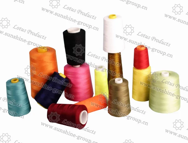 Ningbo sunshine import and export co., ltd. | supply various model sewing thread 100% spun polyester sewing thread with