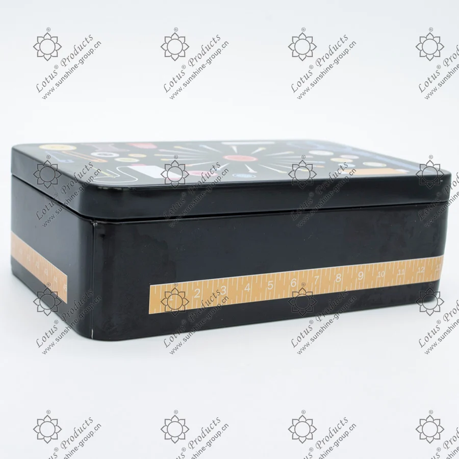 Ningbo sunshine import and export co., ltd. | travel metal tin box sewing kit with sewing accessories