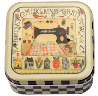 Ningbo sunshine import and export co., ltd. | mini tin box sewing accessories travel sewing box kit with printing