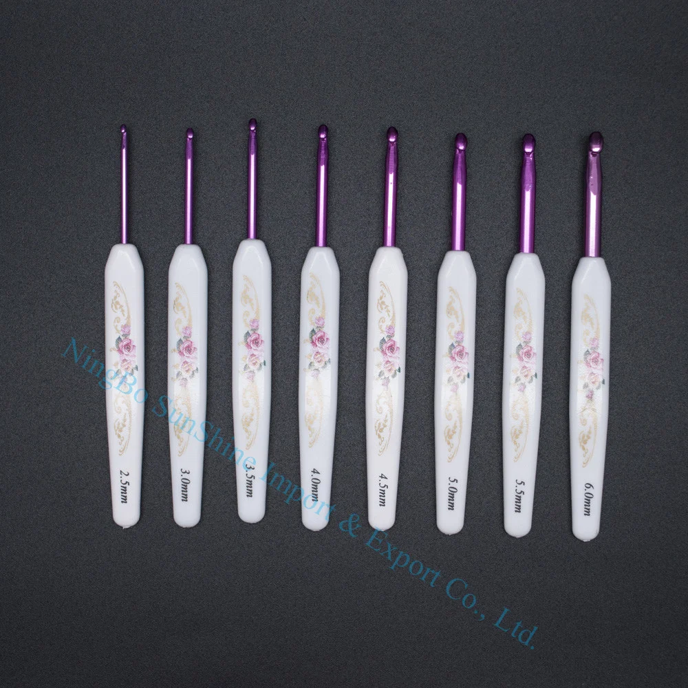 Ningbo sunshine import and export co., ltd. | 8pcs aluminum crochet hook set