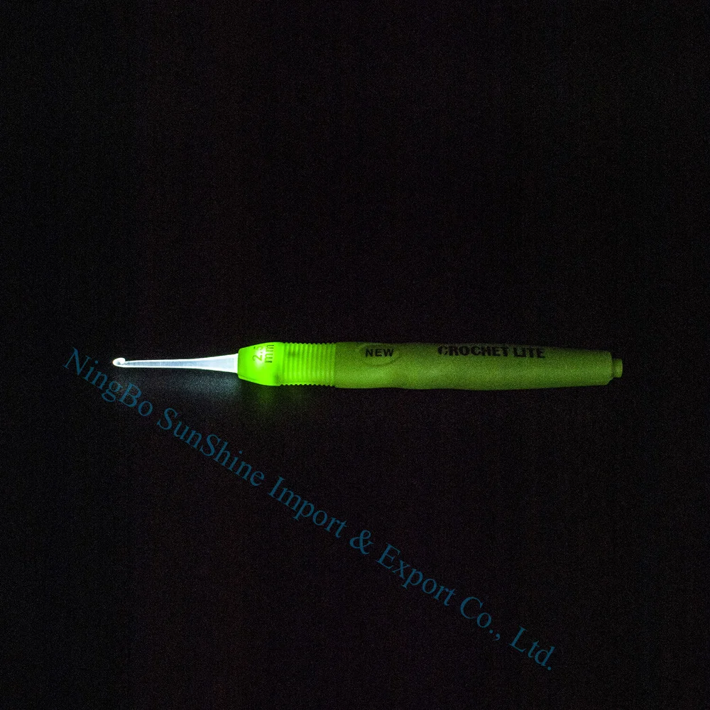 Ningbo sunshine import and export co., ltd. | led crochet hook set crochet lite 2.5mm-6.5mm