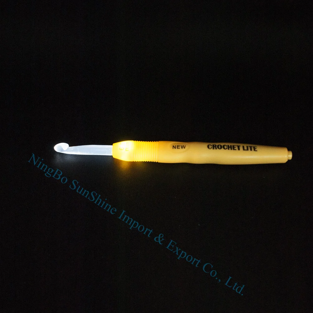 Ningbo sunshine import and export co., ltd. | led crochet hook set crochet lite 2.5mm-6.5mm