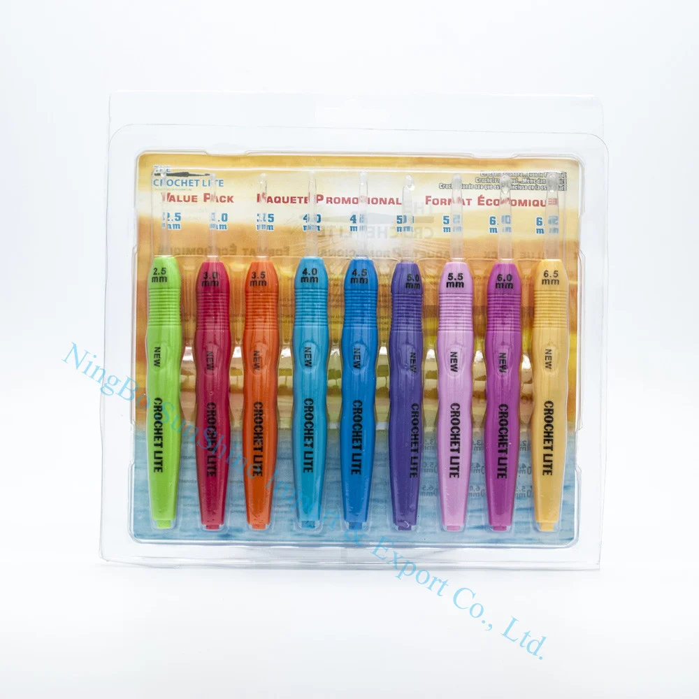 Ningbo sunshine import and export co., ltd. | 11pcs aluminum afghan alu crochet hook