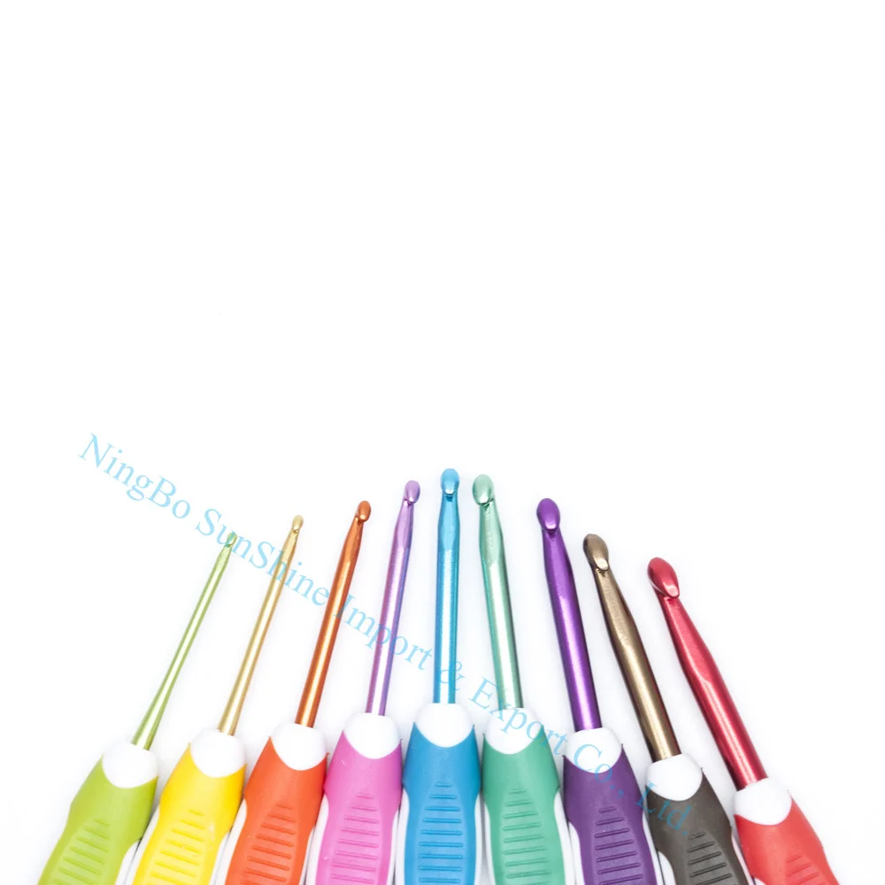 Ningbo sunshine import and export co., ltd. | 9pcs aluminum crochet hook set
