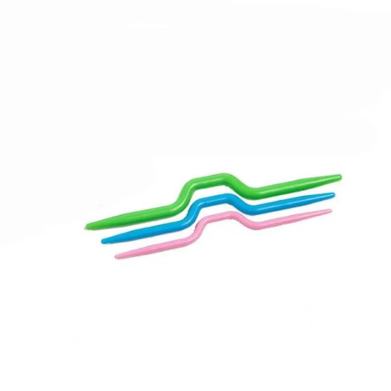 Ningbo sunshine import and export co., ltd. | garment accessories plastic cable stitch needles "u" shaped knitting needle