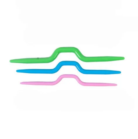 Ningbo sunshine import and export co., ltd. | garment accessories plastic cable stitch needles "u" shaped knitting needle