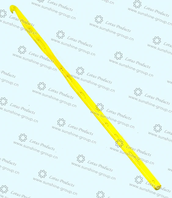 Ningbo sunshine import and export co., ltd. | acrylic crochet hook h8 5.0mm yellow