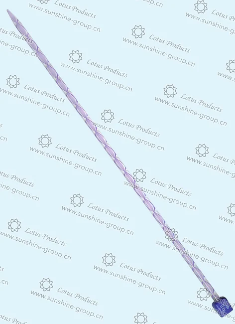 Ningbo sunshine import and export co., ltd. | acrylic knitting needle 6.0mm purple