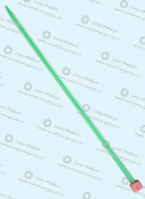 Ningbo sunshine import and export co., ltd. | acrylic knitting needle 8.0mm green