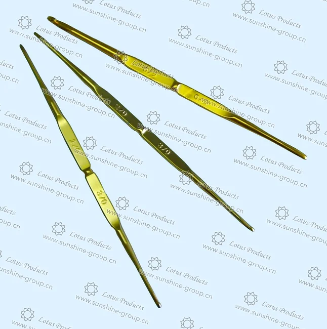 Ningbo sunshine import and export co., ltd. | alu crochet hook 2 point