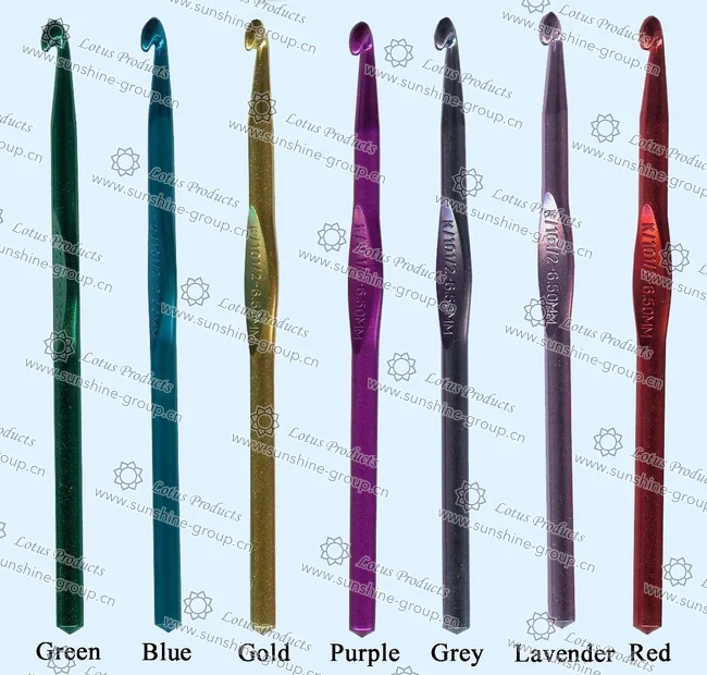 Ningbo sunshine import and export co., ltd. | alu crochet hook color chart