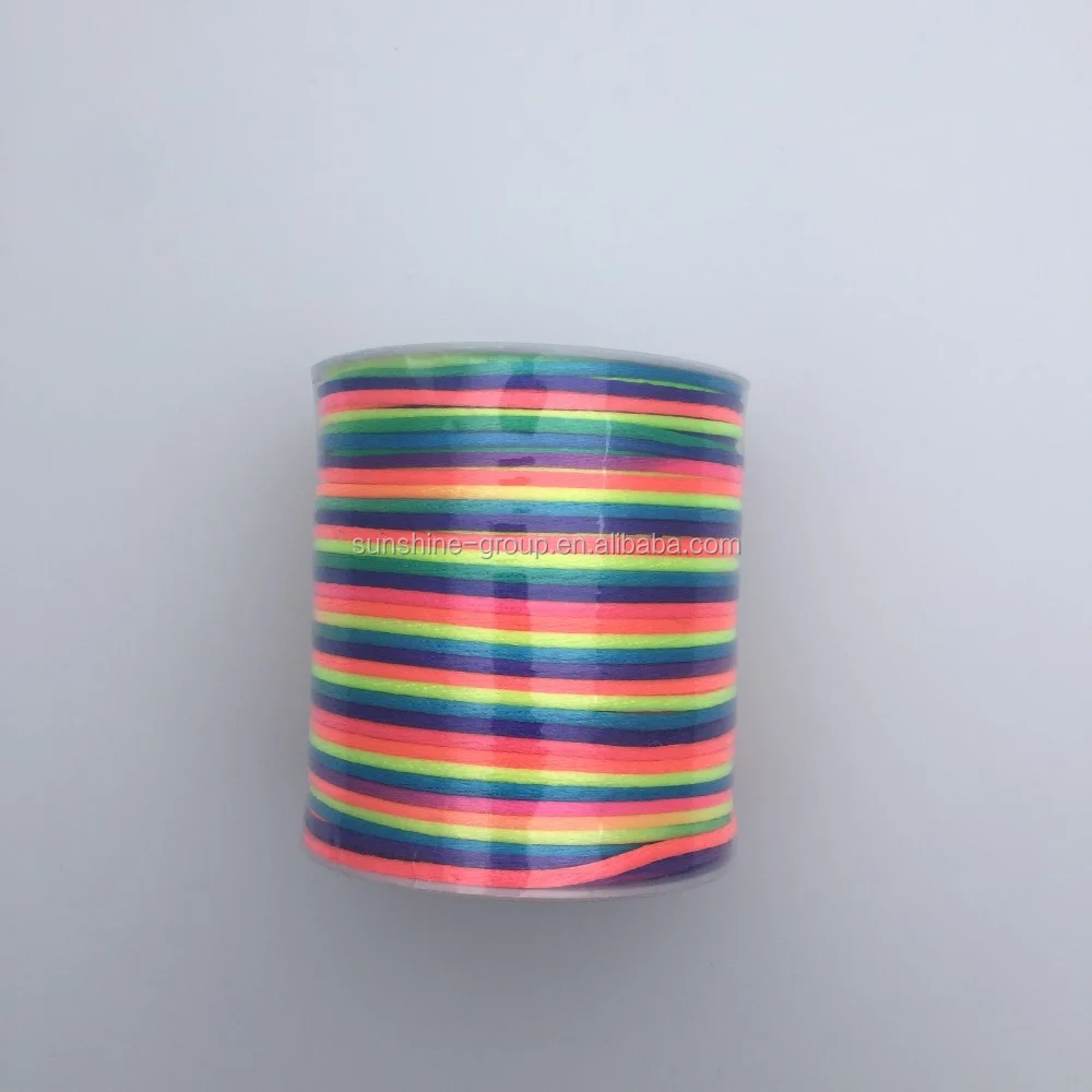 Ningbo sunshine import and export co., ltd. | jrt001 nylon woven rope rat tail satin cord cola de rata