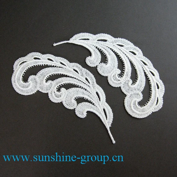 Ningbo sunshine import and export co., ltd. | fashion design embroidery lace crochet patterns neck collar-053
