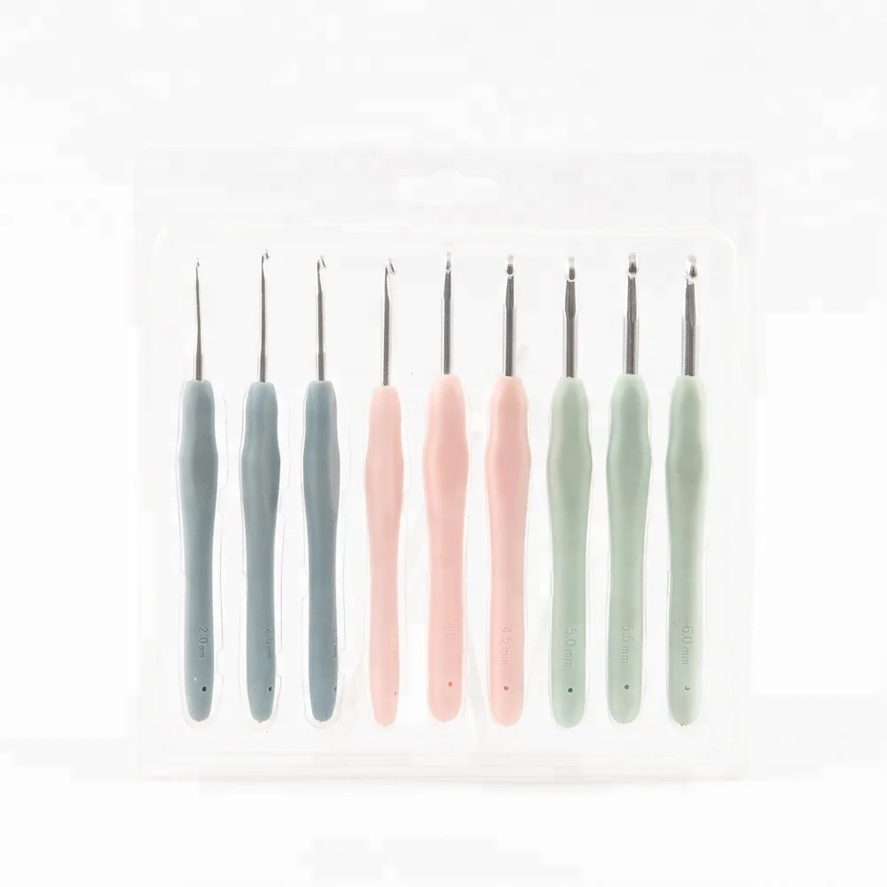 Ningbo sunshine import and export co., ltd. | seller ergonomic multi-color bigger handle knitting crochet hook