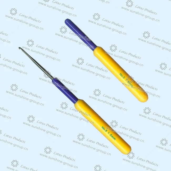 Ningbo sunshine import and export co., ltd. | steel crochet hook plastic handle 013