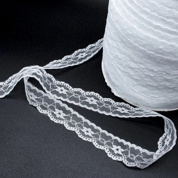 Ningbo sunshine import and export co., ltd. | white flower elastic lace fabrics-033