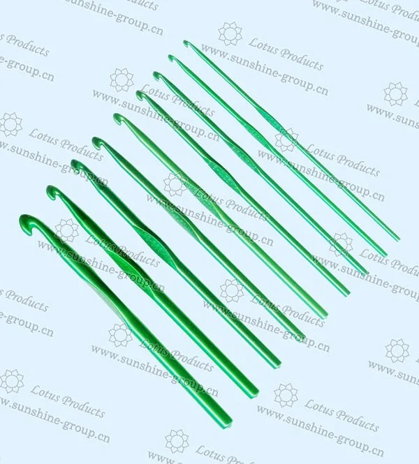 Ningbo sunshine import and export co., ltd. | length 15cm colorful aluminum crochet hook