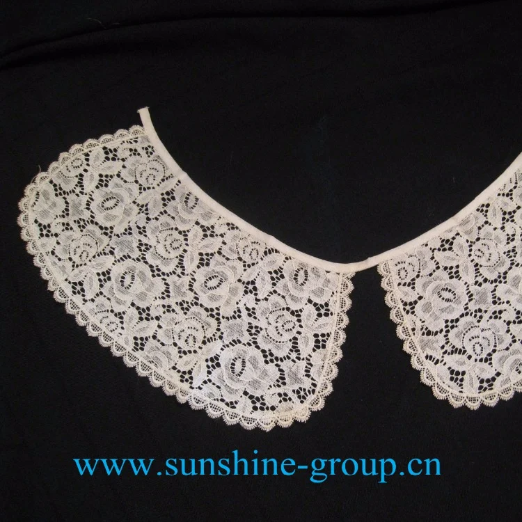 Ningbo sunshine import and export co., ltd. | fashion design embroidery lace crochet patterns neck collar-055