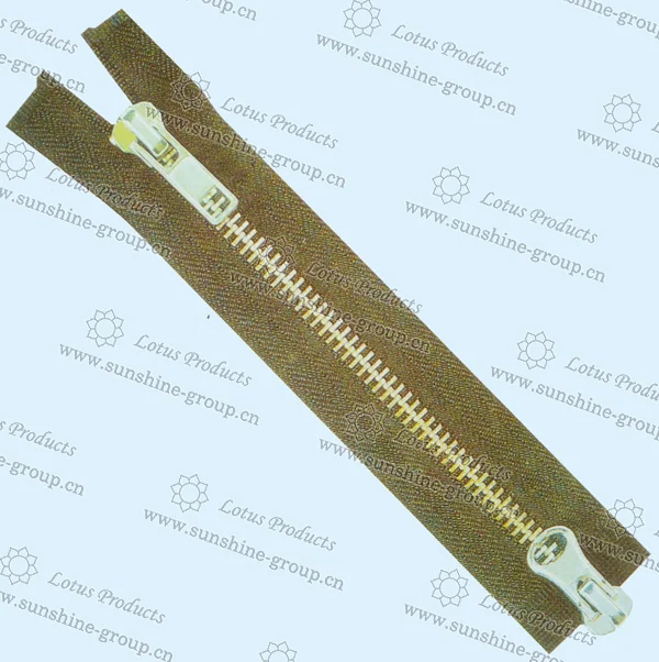 Ningbo sunshine import and export co., ltd. | 3# custom metal zipper for cloth 002