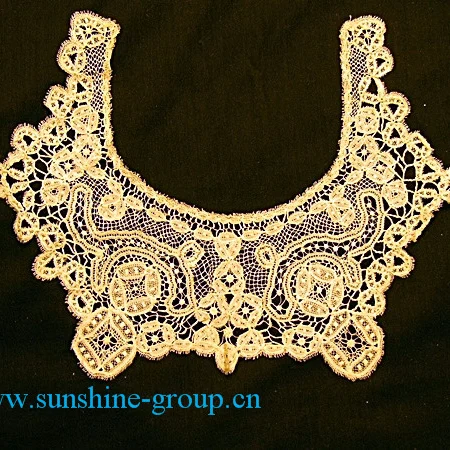 Ningbo sunshine import and export co., ltd. | fashion design embroidery lace crochet patterns neck collar-061