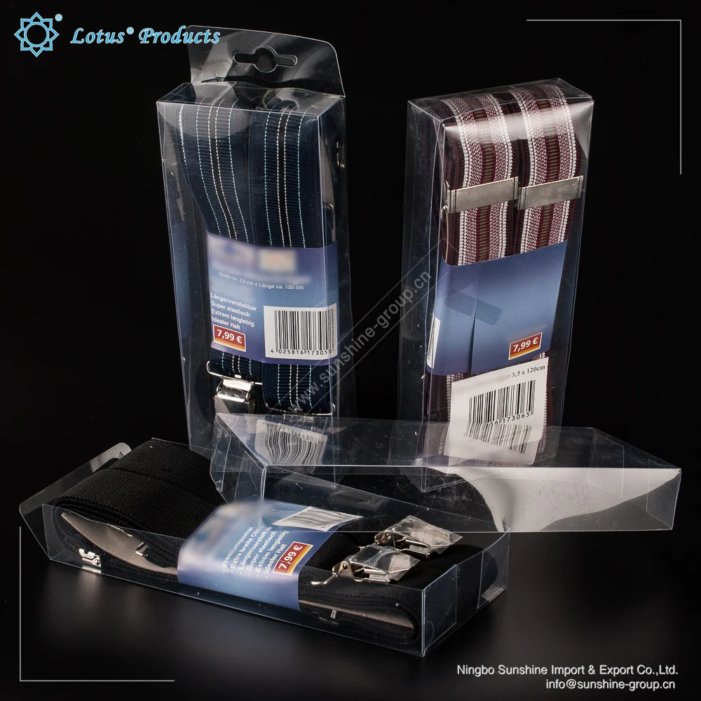 Ningbo sunshine import and export co., ltd. | chinese supplier custom design elastic braces suspenders