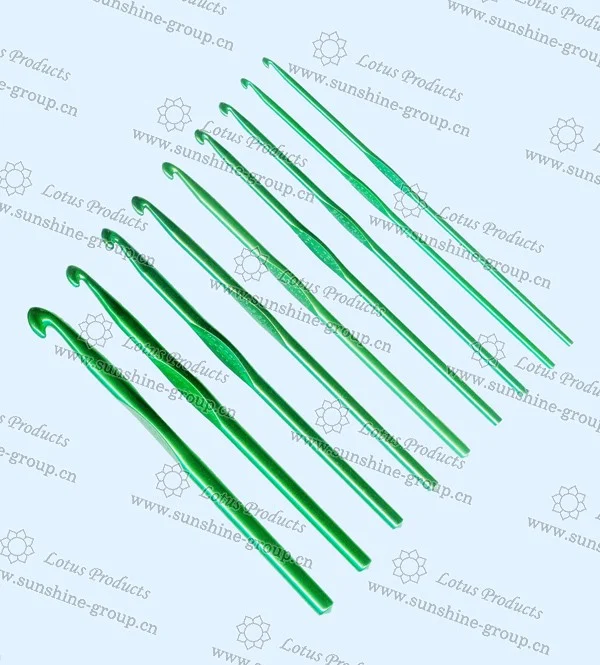 Ningbo sunshine import and export co., ltd. | sewing accessories aluminum crochet hook knittiny needle type crochet hook