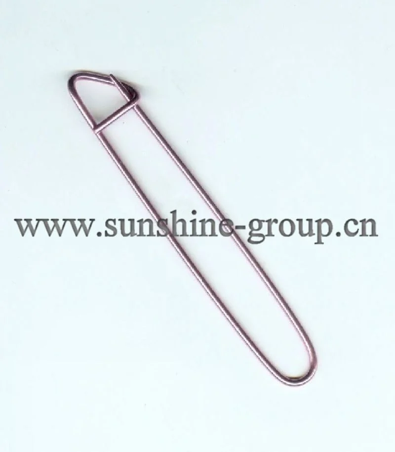 Ningbo sunshine import and export co., ltd. | sewing accessories aluminum safety pin for garment alu knitting pin