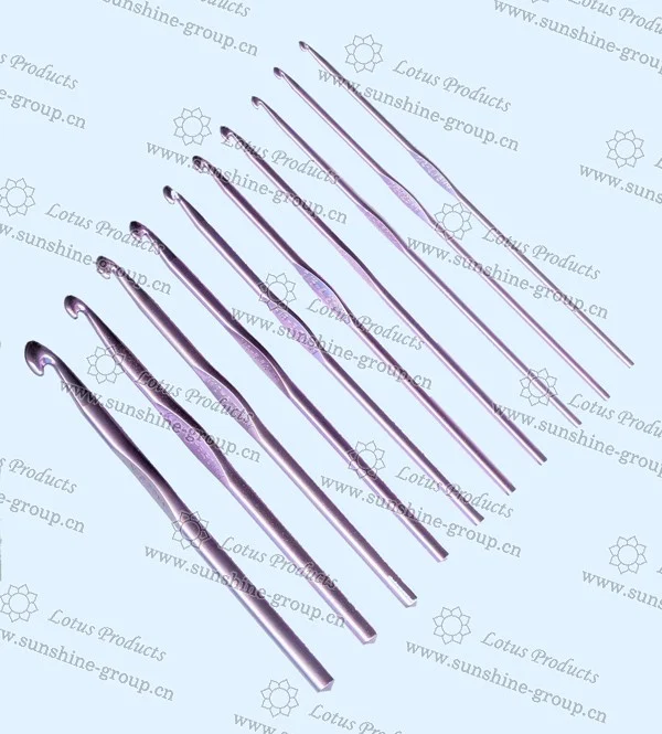 Ningbo sunshine import and export co., ltd. | aluminum crochet hook aluminum knitting needle crochet hook set knitting tool