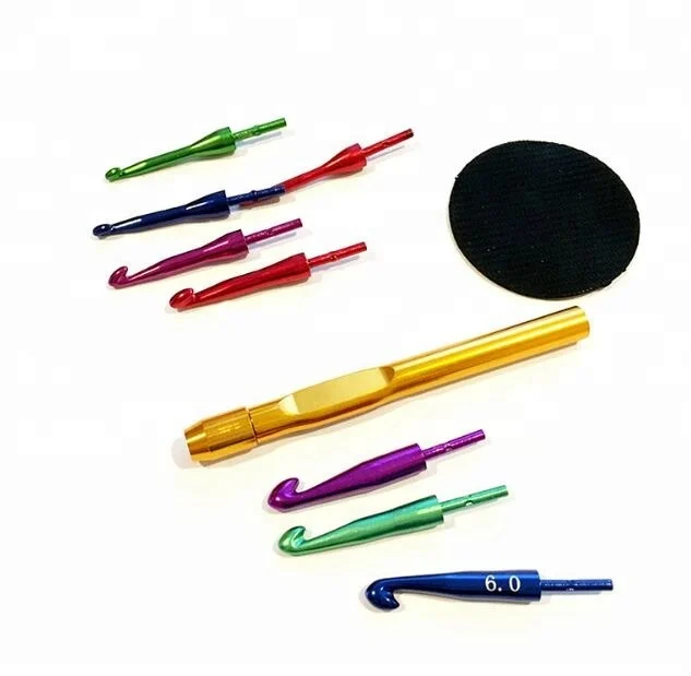 Ningbo sunshine import and export co., ltd. | new products 8head+1handle head changed crochet hook set