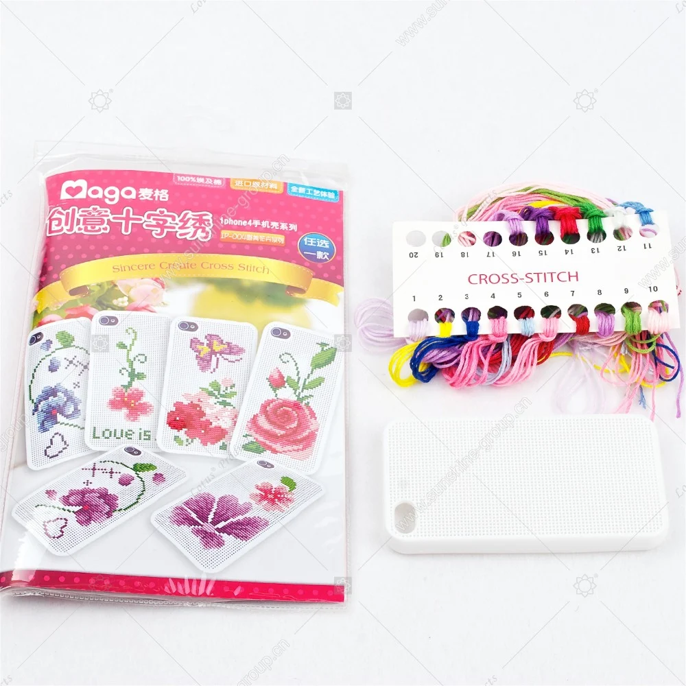 Ningbo sunshine import and export co., ltd. | diy phone cases cross stitch kit for promotion