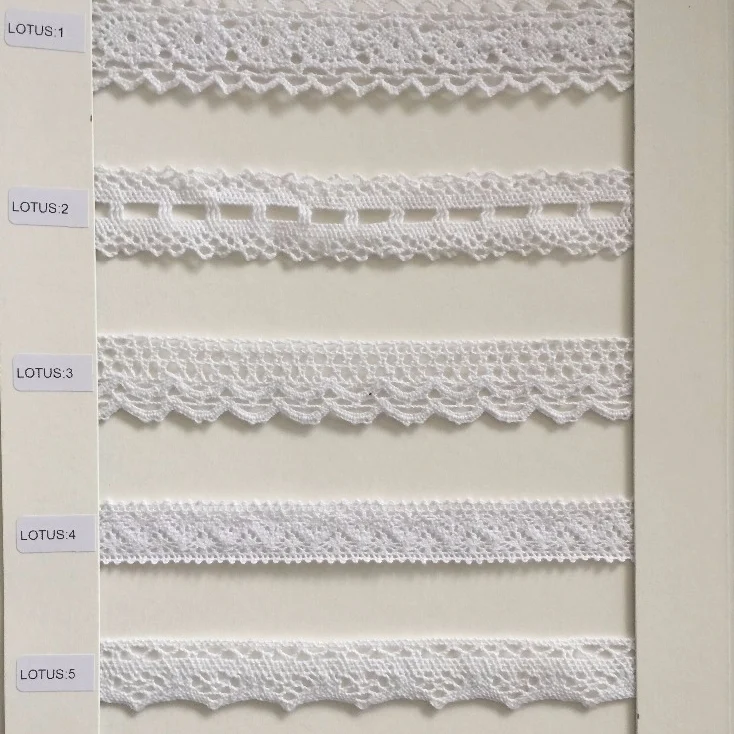 Ningbo sunshine import and export co., ltd. | white flower bordered jacquard stretch lace fabrics-033