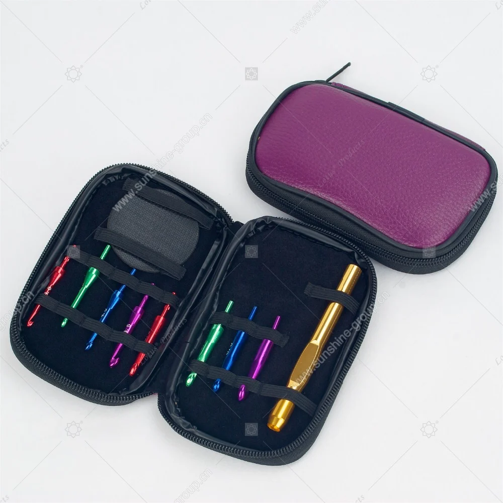 Ningbo sunshine import and export co., ltd. | durable colorful aluminum crochet hook set